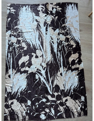 Tkanina satyna z połyskiem brąz z...