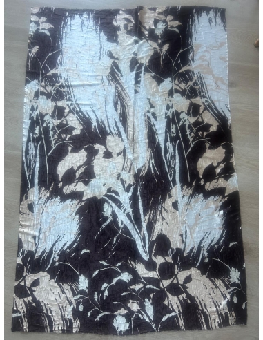 Tkanina satyna z połyskiem śliwkowy z...