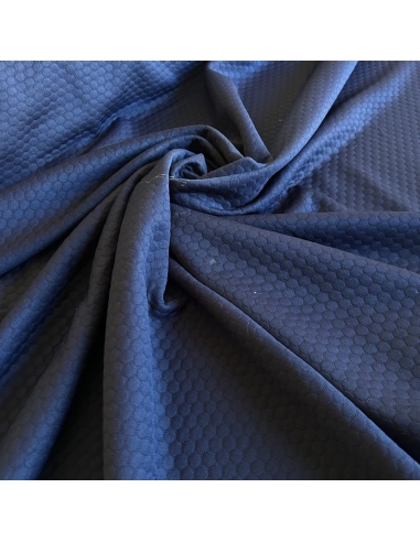 Dzianina granat na sukienkę bluzę dres